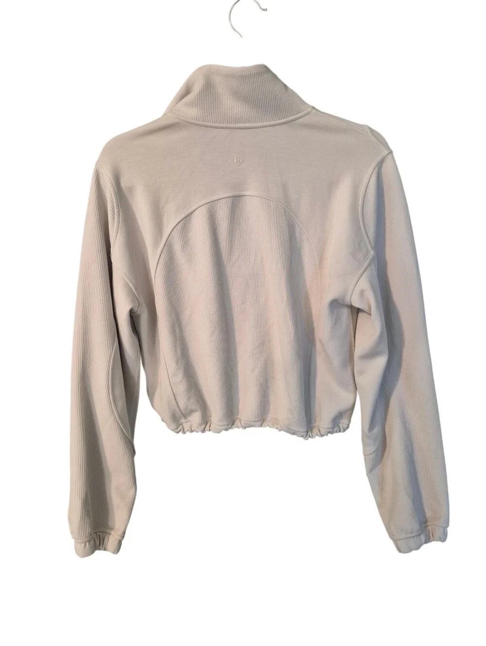 Lululemon Brushed Softstreme Ribbed 1/2 zip cropped sweatshirt - 4.      L36